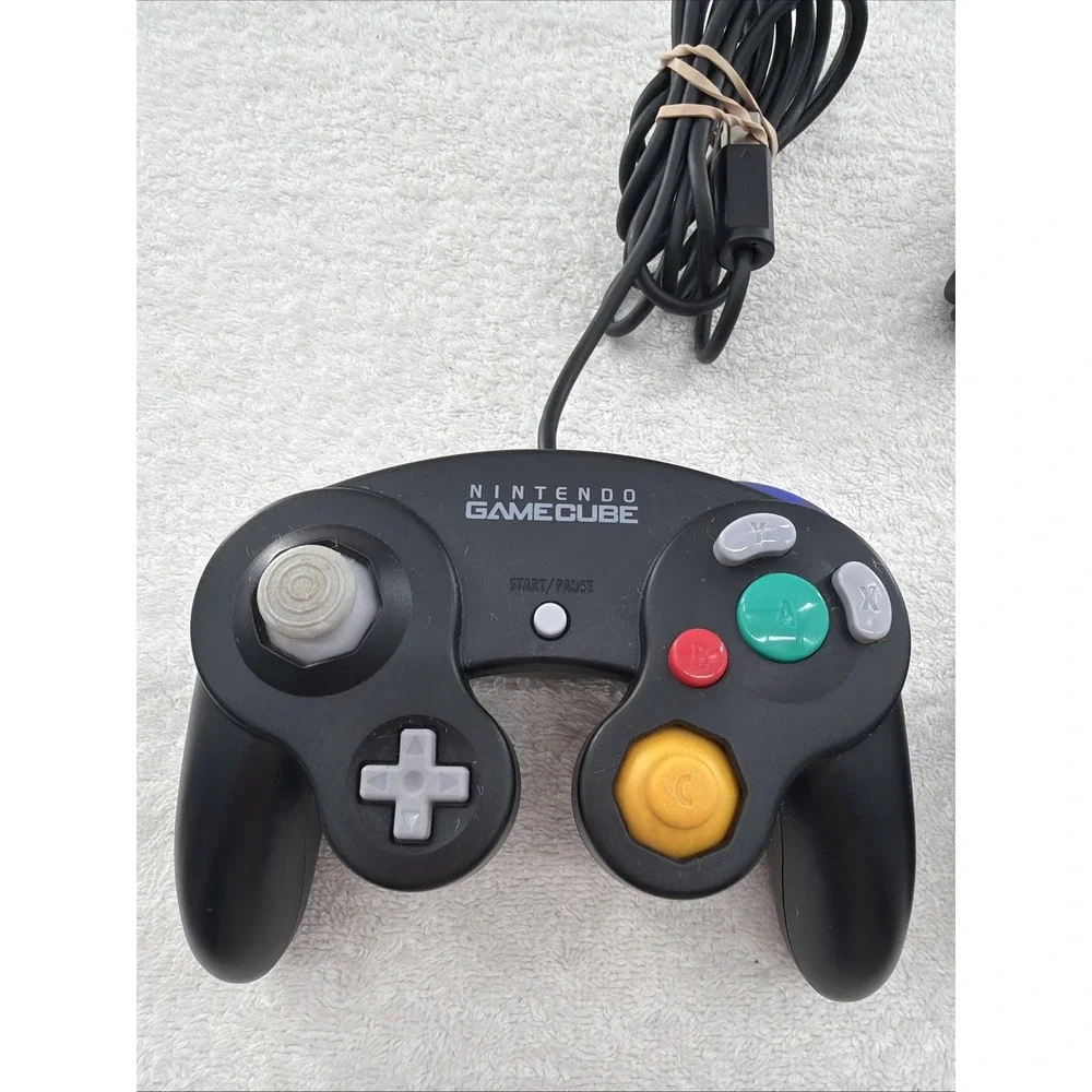 Nintendo GameCube Controller  Black DOL-003 Wired Controller Japan  14+ Set Of 2